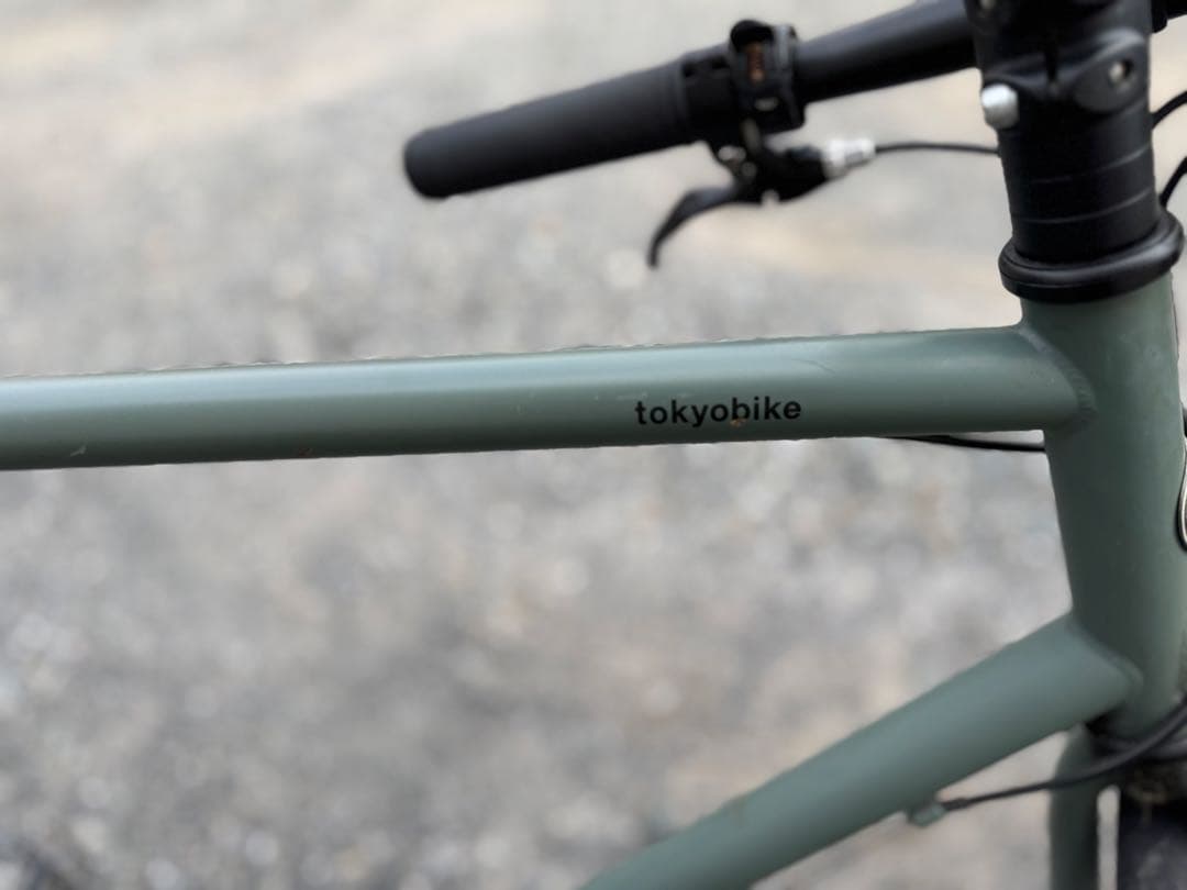 【おすすめセット価格！】TOKYO BIKE クロスバイク　カクタスグレー　緑