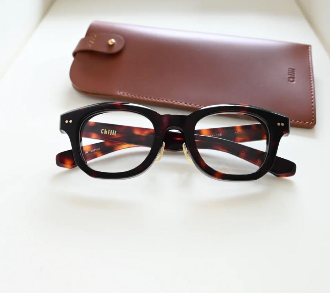 chiiiibag 新品未使用 メガネ 受注生産 ブラウン