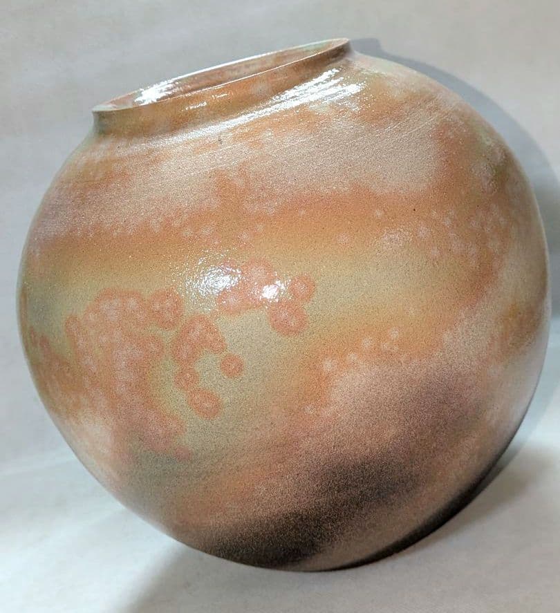 萩焼　一立窯　浦裕作★花瓶　花入れ　花器　壺　華道　生け花　投げ入れ　茶道具