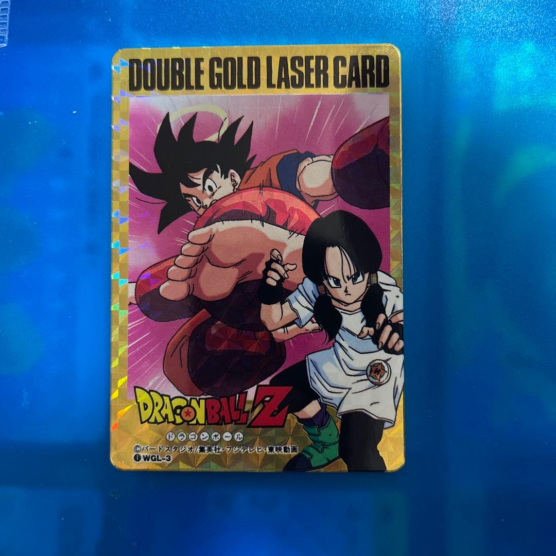 ドラゴンボール　カードダス  WGL-3 ダブルゴールドレザーカード