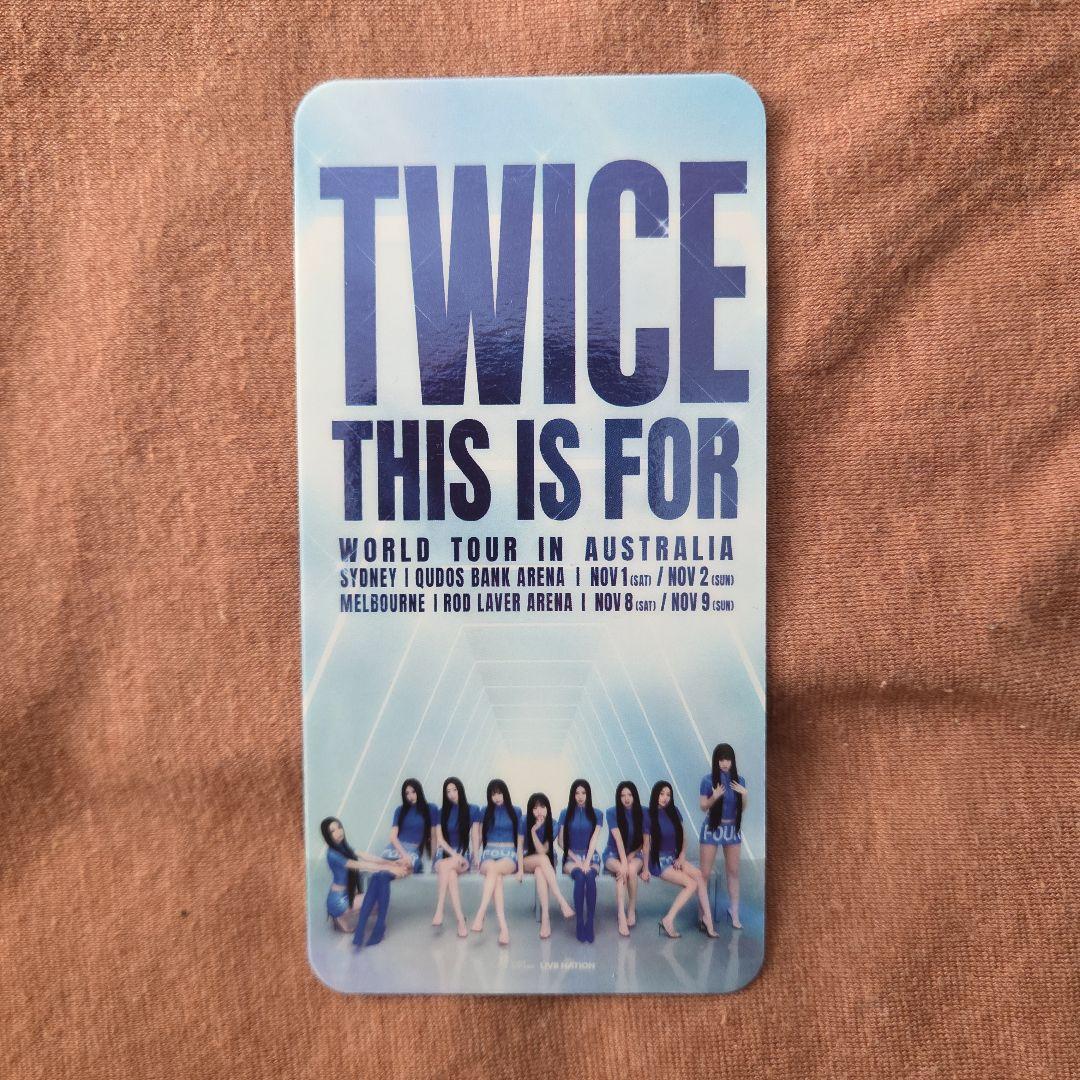 yo　TWICE オーストラリア限定 this is for VIP 特②