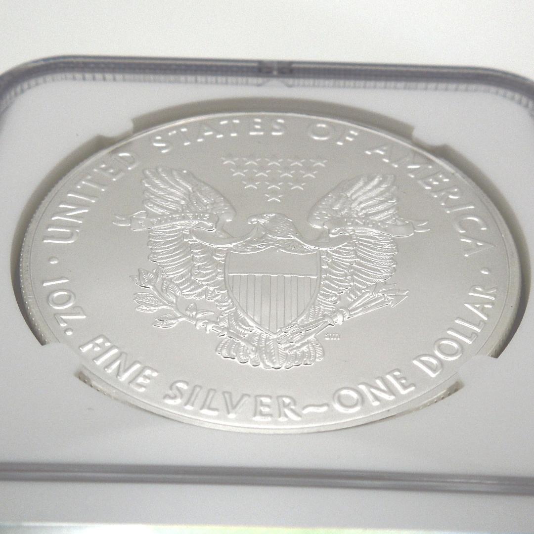 ★最高鑑定 NGC 2017 アメリカ シルバーイーグル 銀貨 MS70 FDI