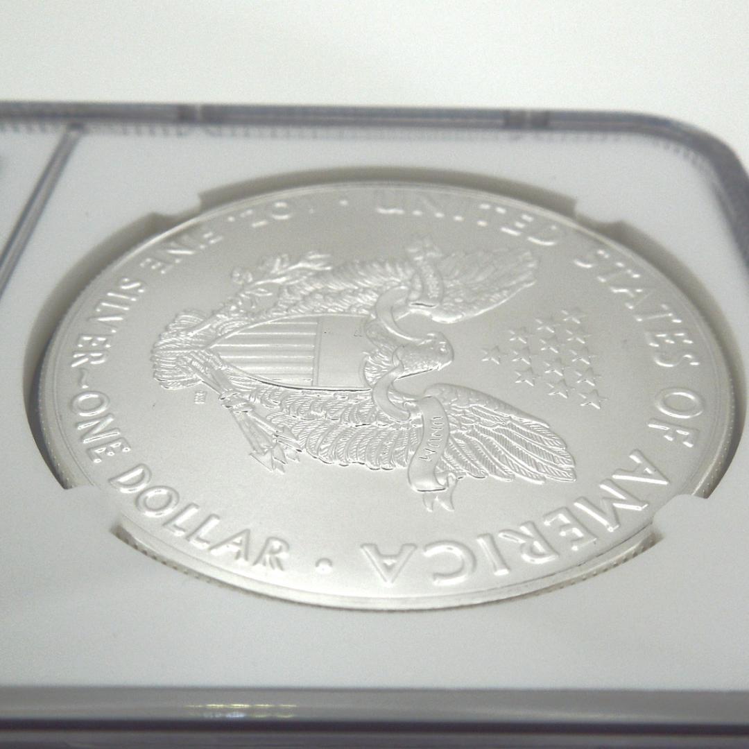 ★最高鑑定 NGC 2017 アメリカ シルバーイーグル 銀貨 MS70 FDI