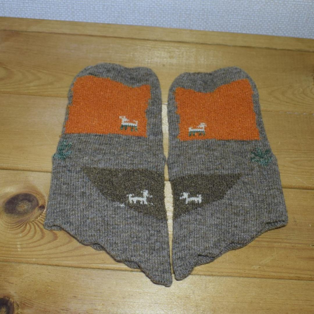 KAPITAL USAF ステンシルニットキャップ＆ギャベミトンセット