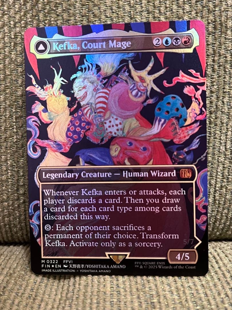 MTG 人造魔導士、ケフカ ボーダレス Foil　英語版