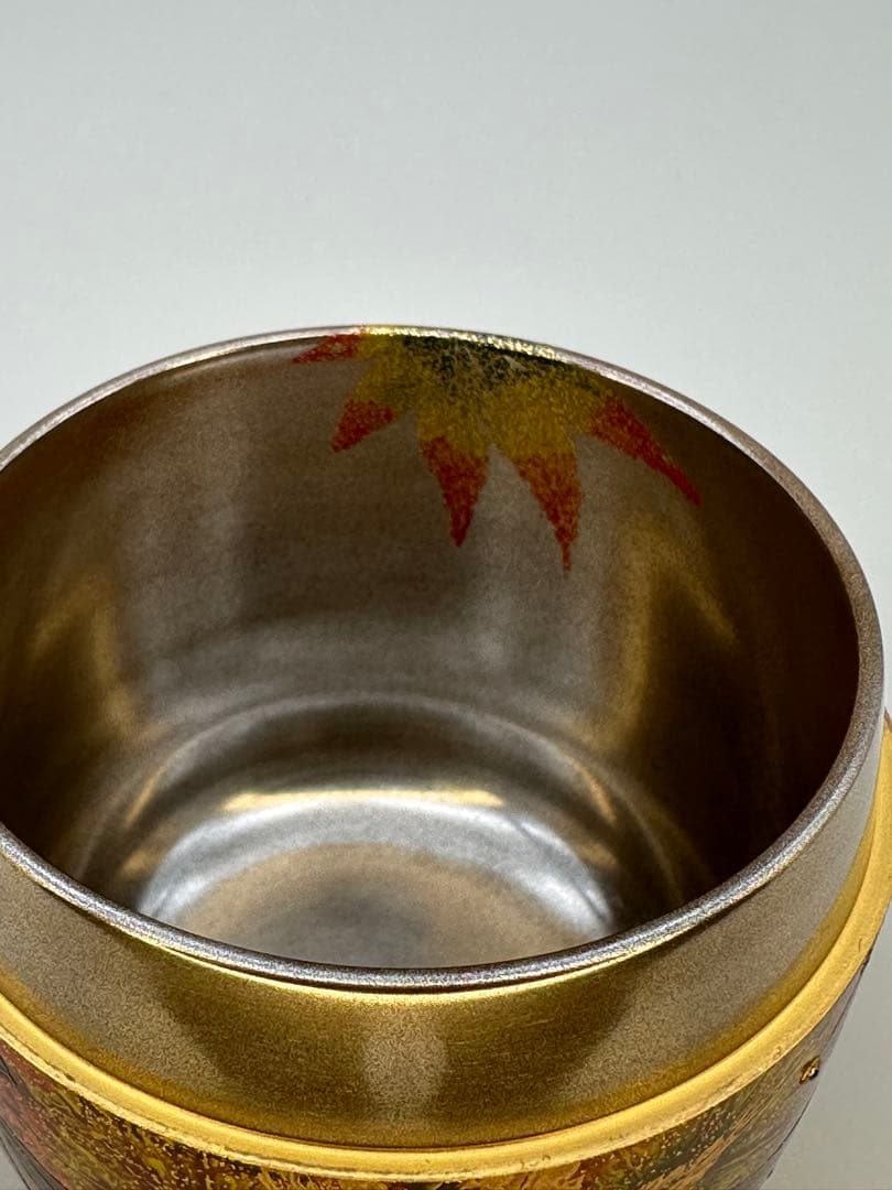 茶道具　棗　井筒鳳斎　龍田川蒔絵