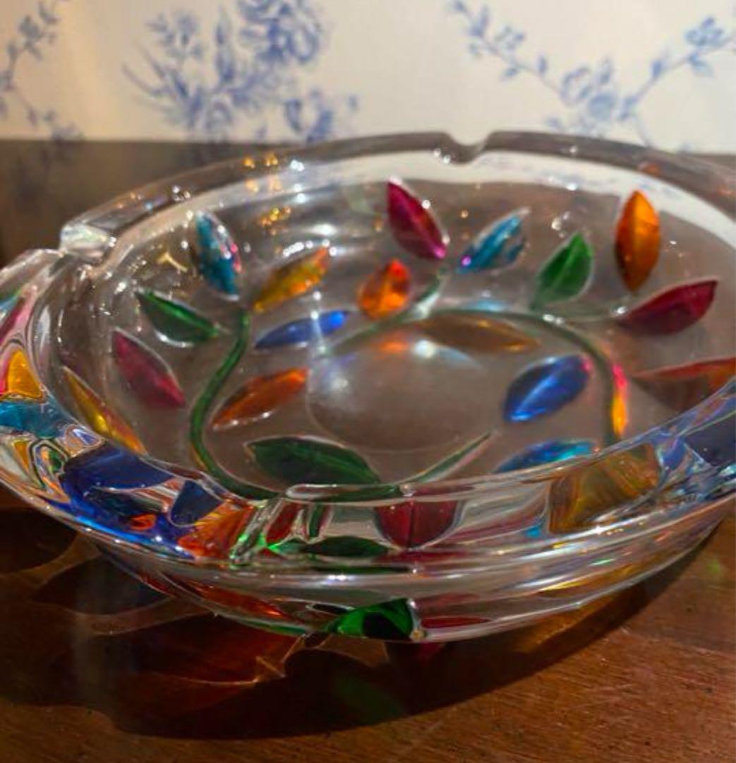 ベネチアン灰皿　イタリア　ムラーノ灰皿　ベネチア