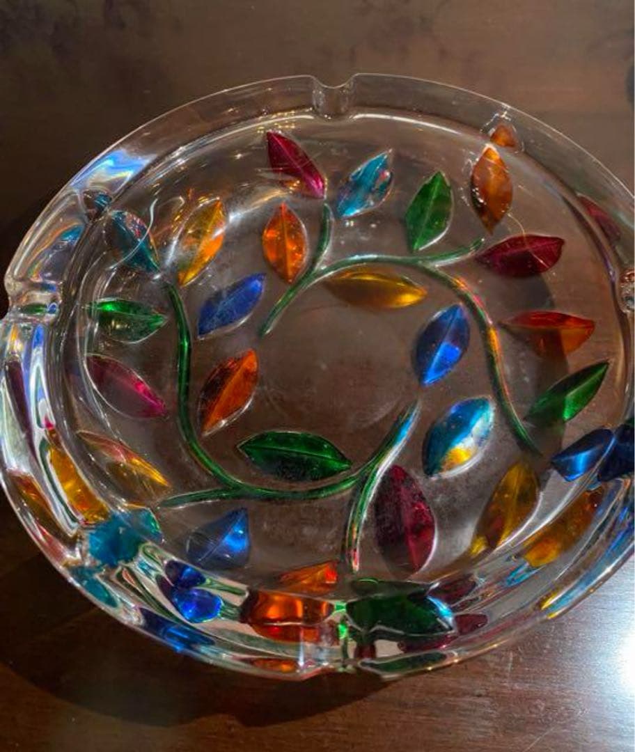 ベネチアン灰皿　イタリア　ムラーノ灰皿　ベネチア