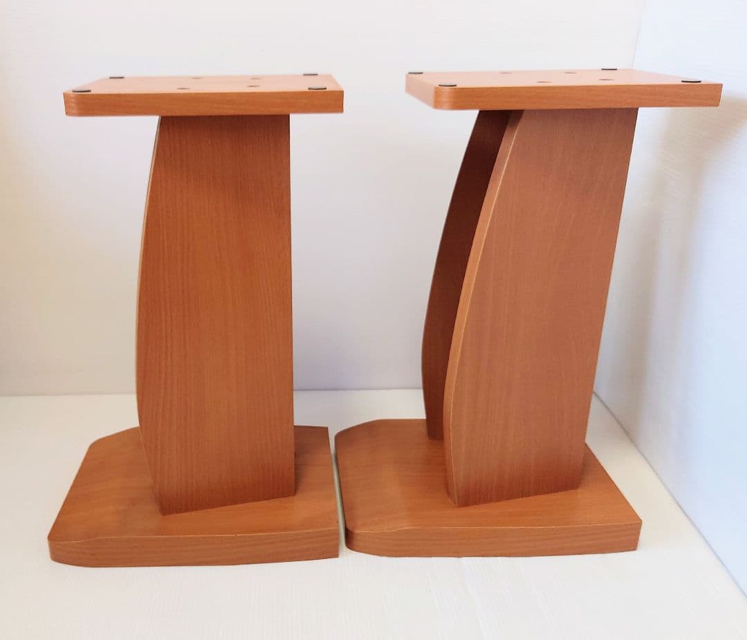 ハヤミ工産　木製スピーカースタンド　NX-300　木目