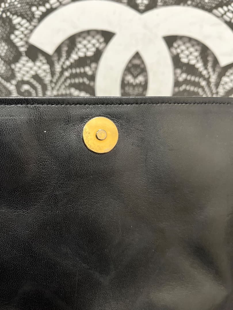 シャネル CHANEL マトラッセ チェーンショルダー ブラック G078