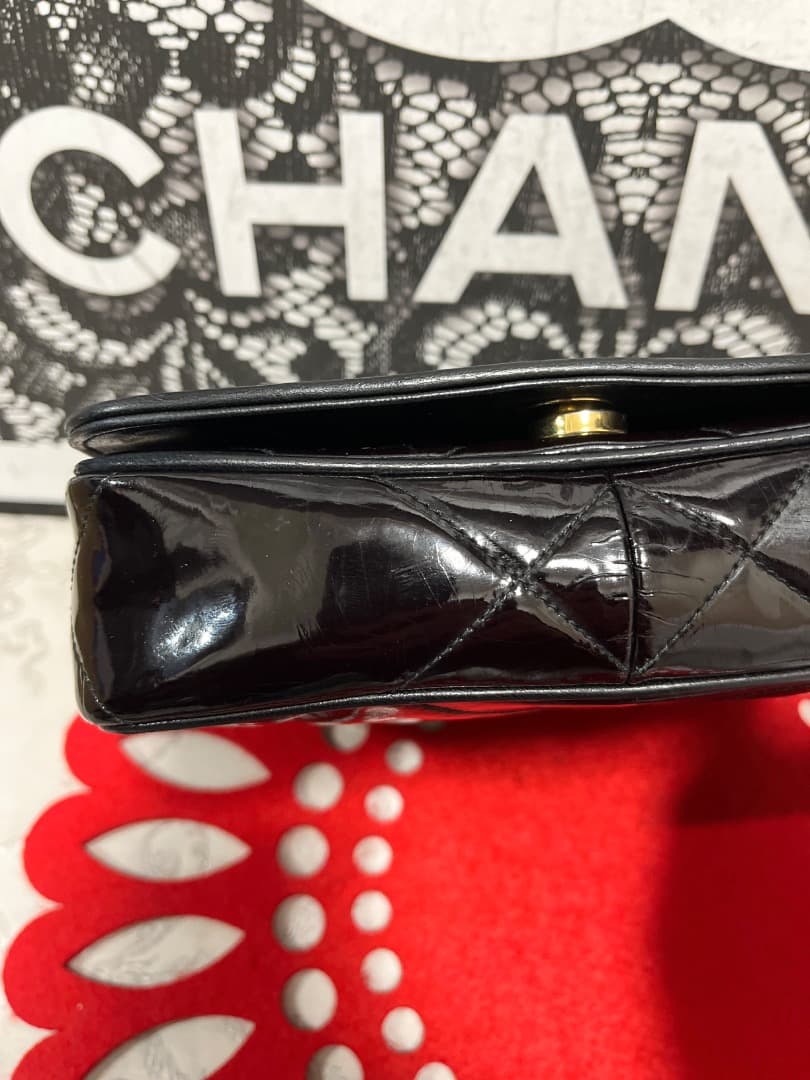 シャネル CHANEL マトラッセ チェーンショルダー ブラック G078