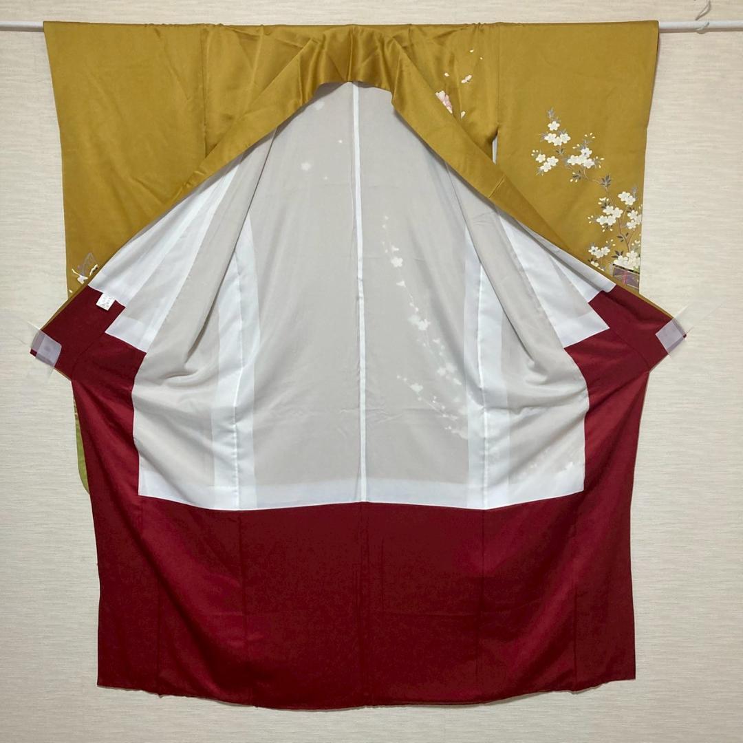 KA1917 振袖 身丈170cm 正絹 着物 成人式 トールサイズ