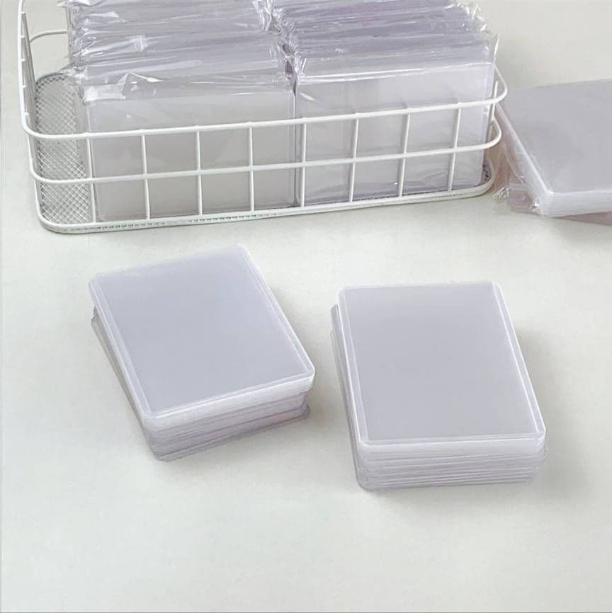 カードホルダー　トップローダー 100枚 透明　横入れ　硬貨　フィルム