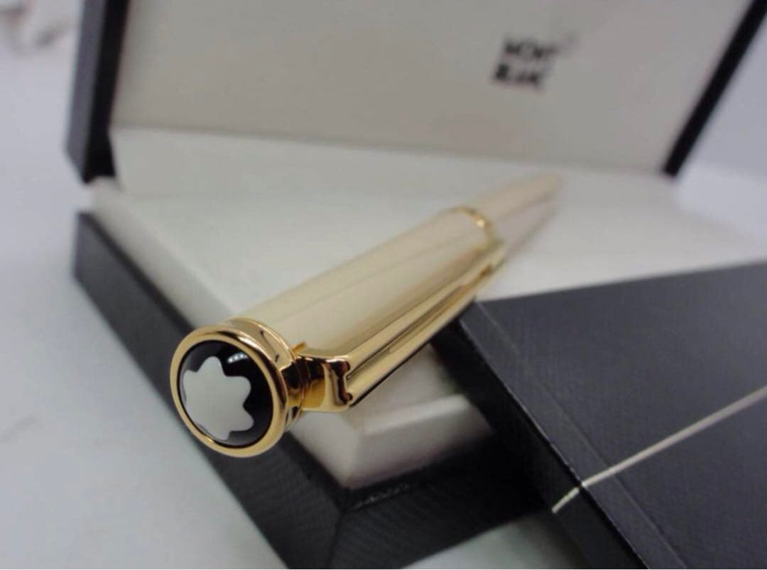 モンブラン　ボールペン★未使用の稀少な白軸ホワイト・オブリュージュNo15270