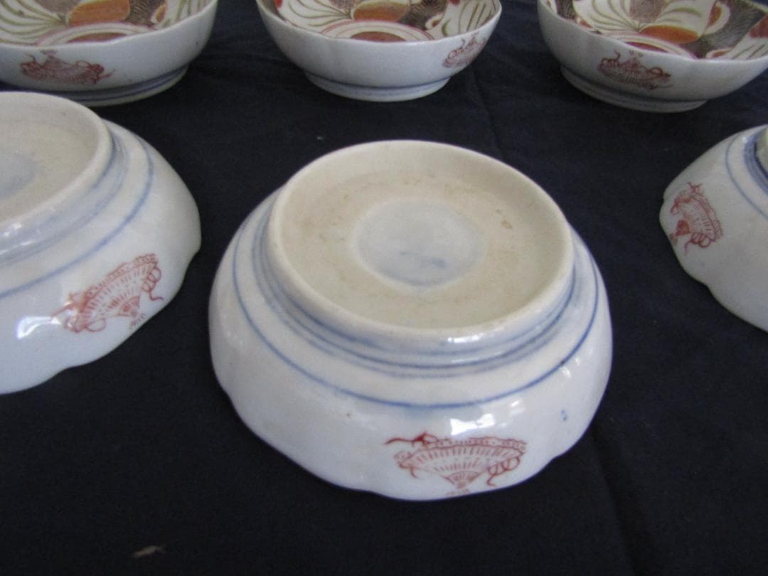 瀬戸膾皿　6客　未使用（メ320）