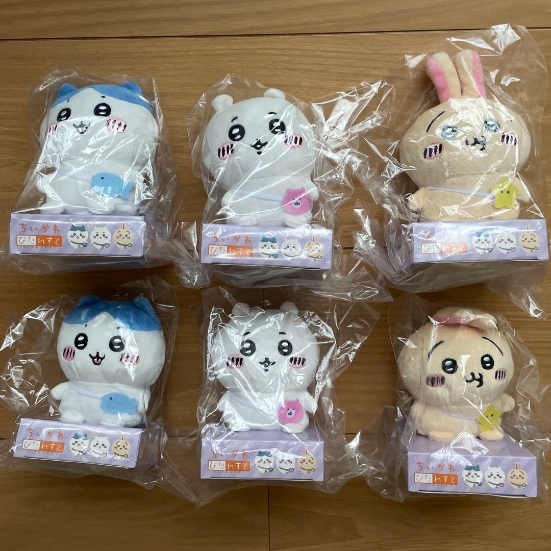 ちいかわ　ぴたれすと　ハチワレ　うさぎ　セット　ぬいぐるみ　マスコット