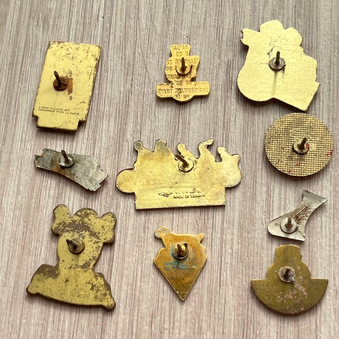 集めたくなる フランス　ピンバッジ　200個セット　まとめ売り　ヴィンテージ 5