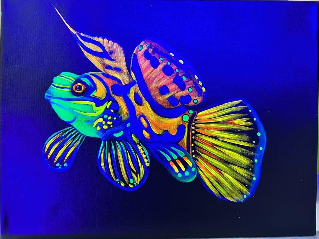 【オリジナル丙烯蛍光画 – お客様ご注文作品のご紹介】