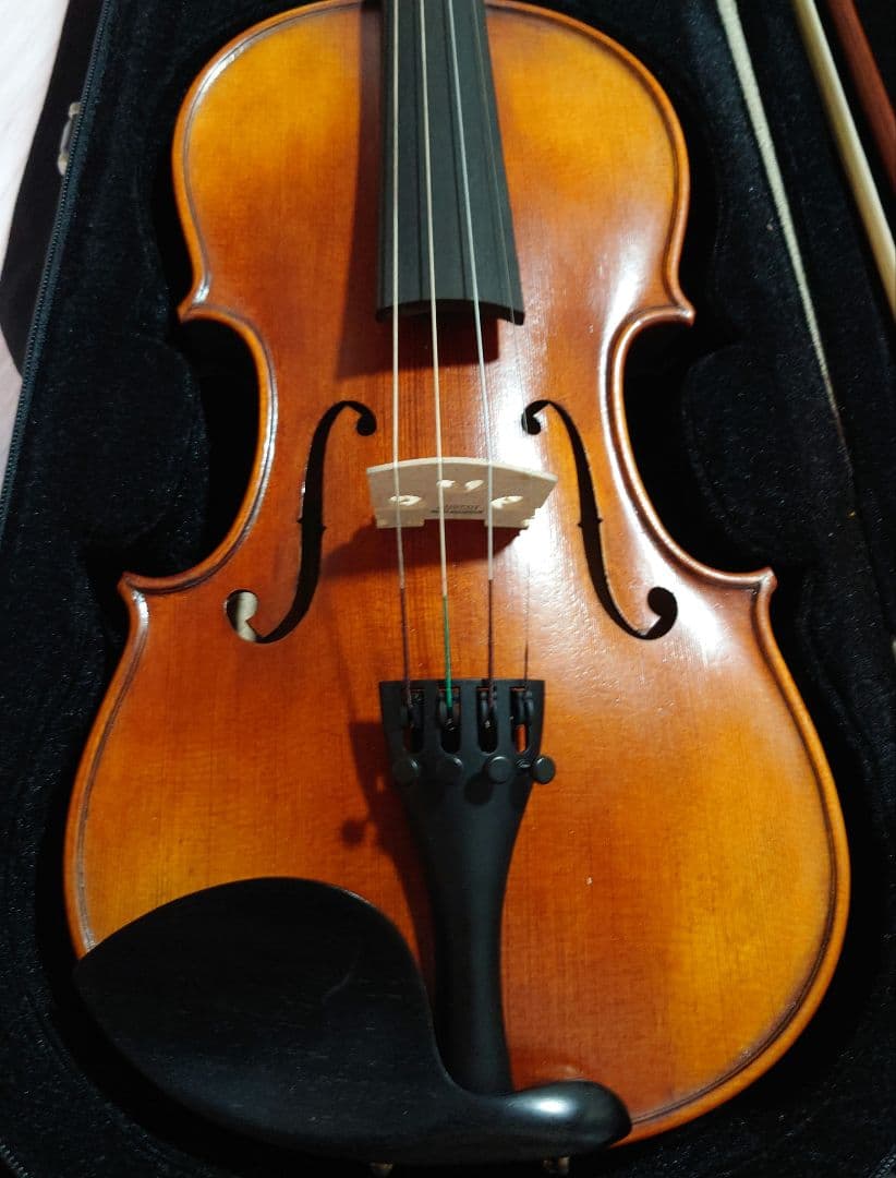 ニコロサンティNSN60S バイオリン　4/4 美品　弓、ケース、松脂、肩当付