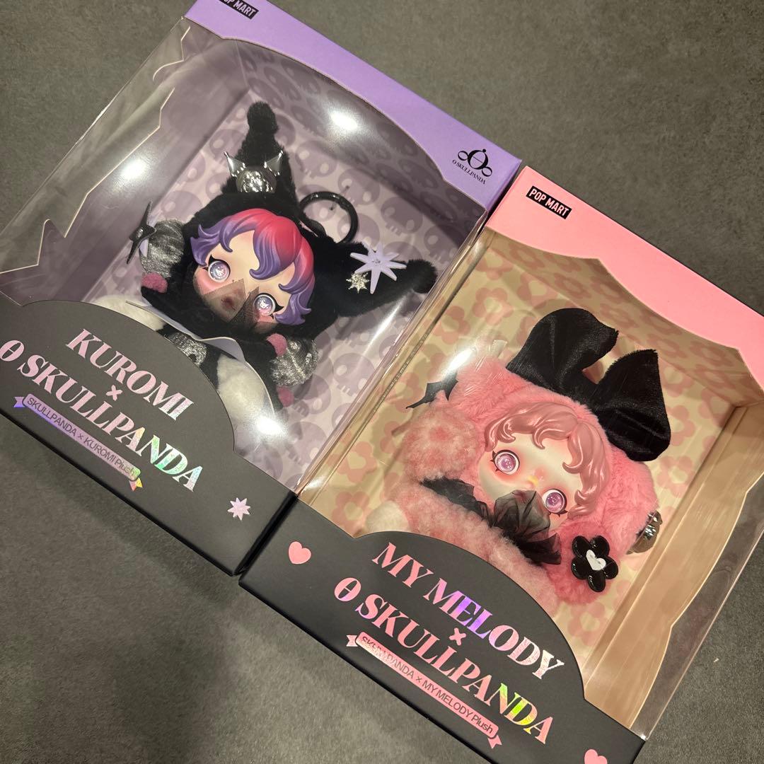 SKULLPANDA ぬいぐるみペンダント クロミ マイメロ POPMART