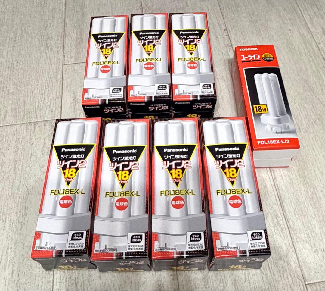 Panasonic FDL18EX-L 18W 7個＋ユーライン18W１個