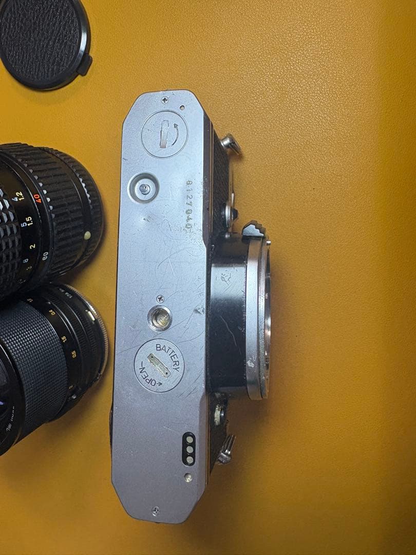 PENTAX MX 一眼レフカメラ レンズ 2個セット 作動