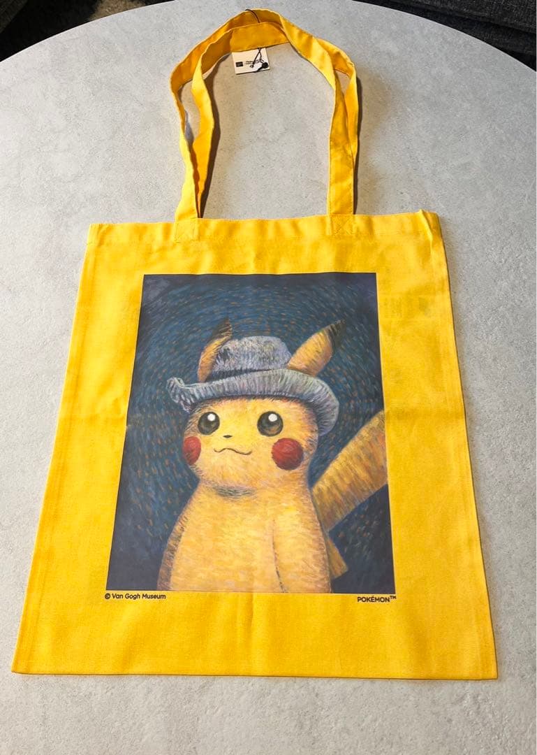 【新品未使用】ピカチュウ×ゴッホ　トートバッグ