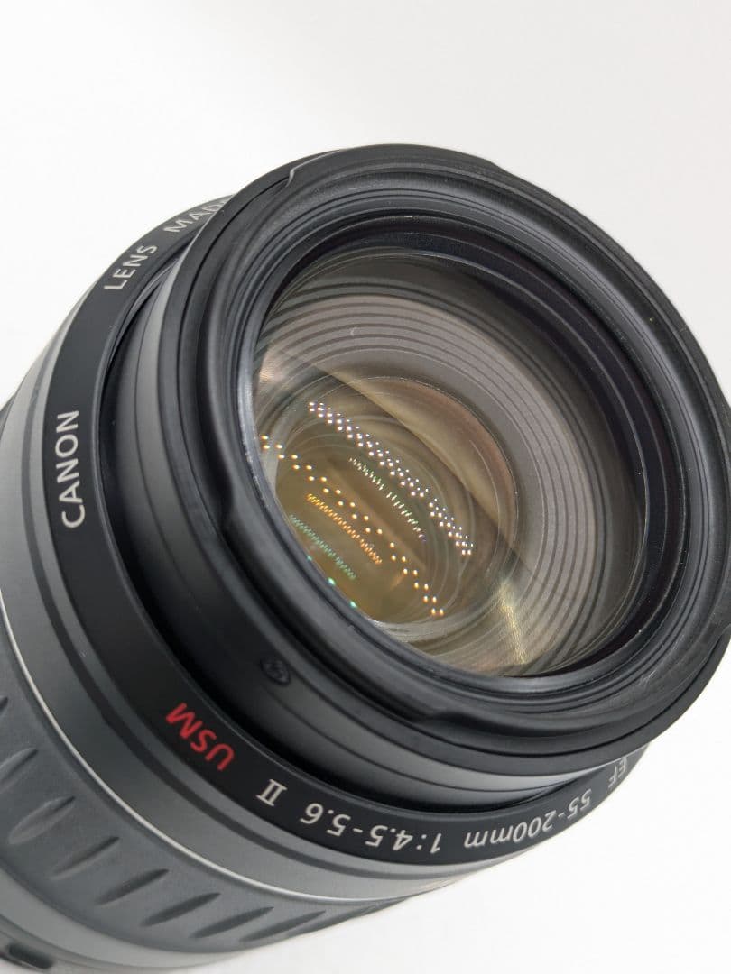 美品！CANON EF 55-200mm II USM 望遠ズームレンズ