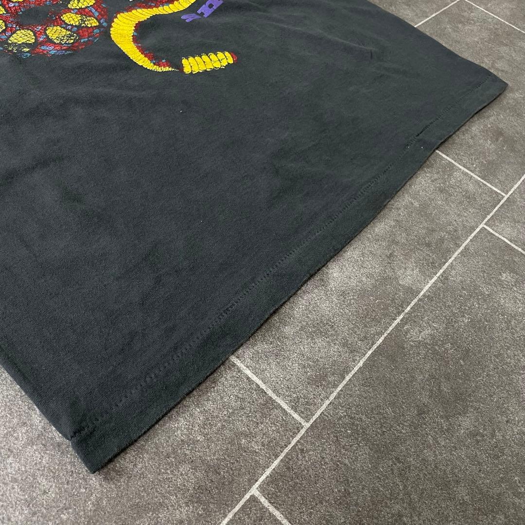 Mallboro マルボロ 蛇 スネークパス ポケットTシャツ 褪黒 XL