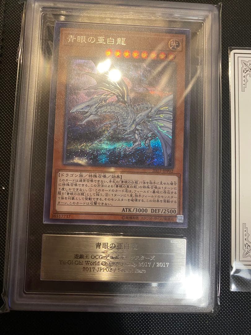 【ARS10】青眼の亜白龍　シークレット　wcs2017