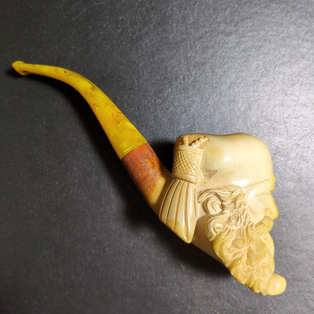 メシャムパイプ彫刻入り（used）