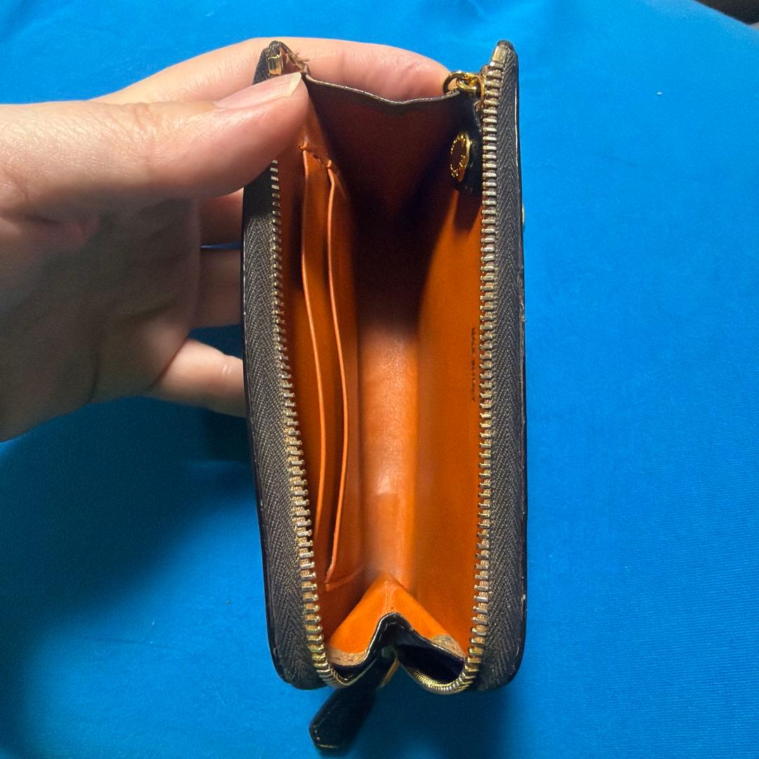 PRADA ブラックレザー ケース キーリング　フラグメントケース