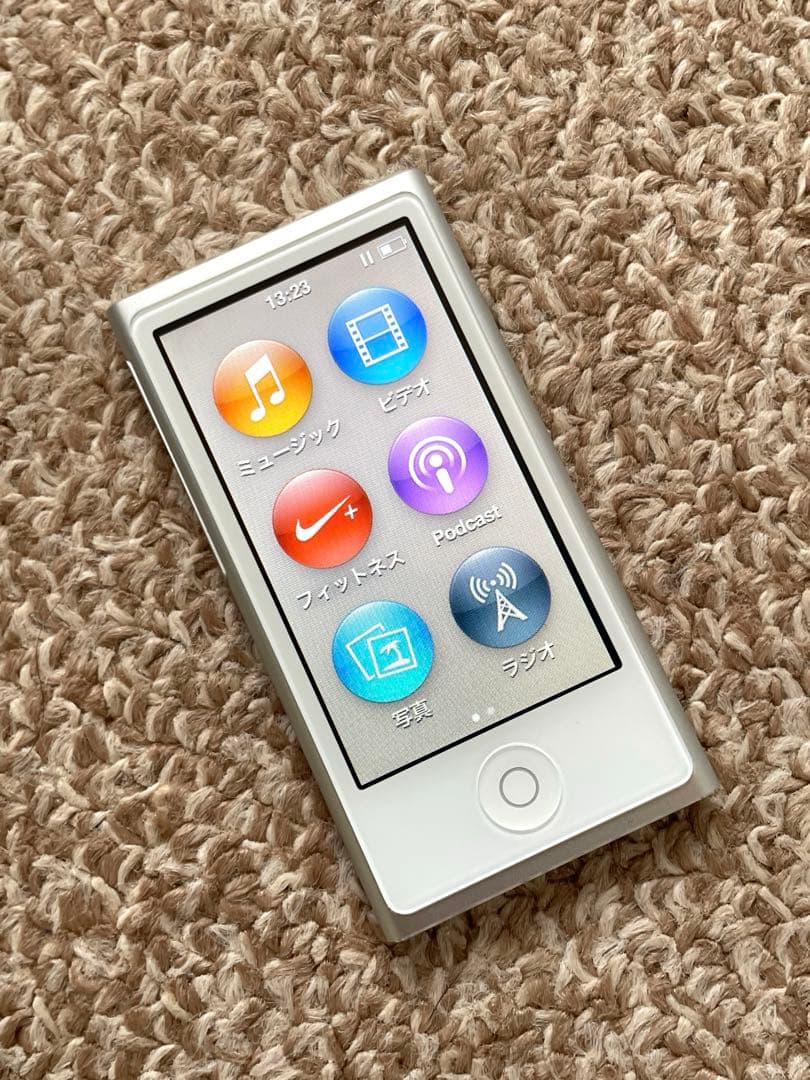 ☆美品 動作確認済 iPod nano 第7世代 シルバー Bluetooth