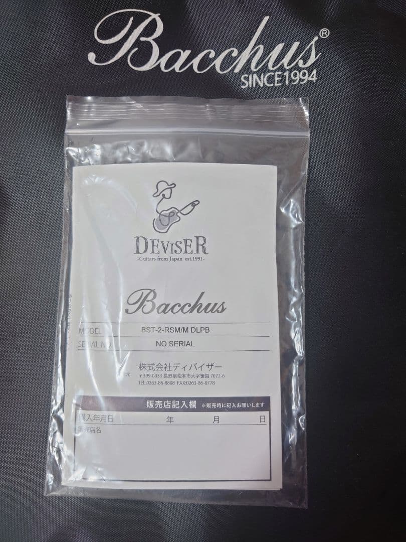 Bacchus BST-2-RSM/Mエレキギター　アンプセット