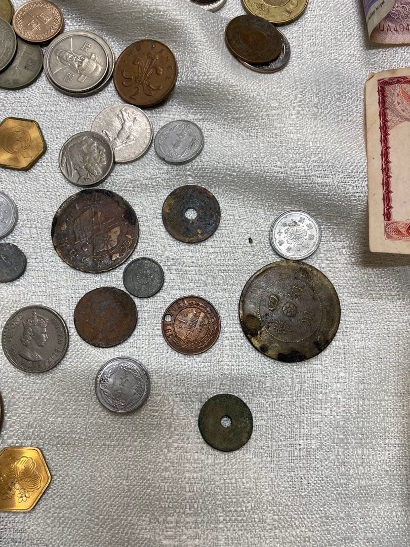 m*y様 ⭐️お宝発見⭐️ 世界各国の　古銭　2キロ　おまとめ