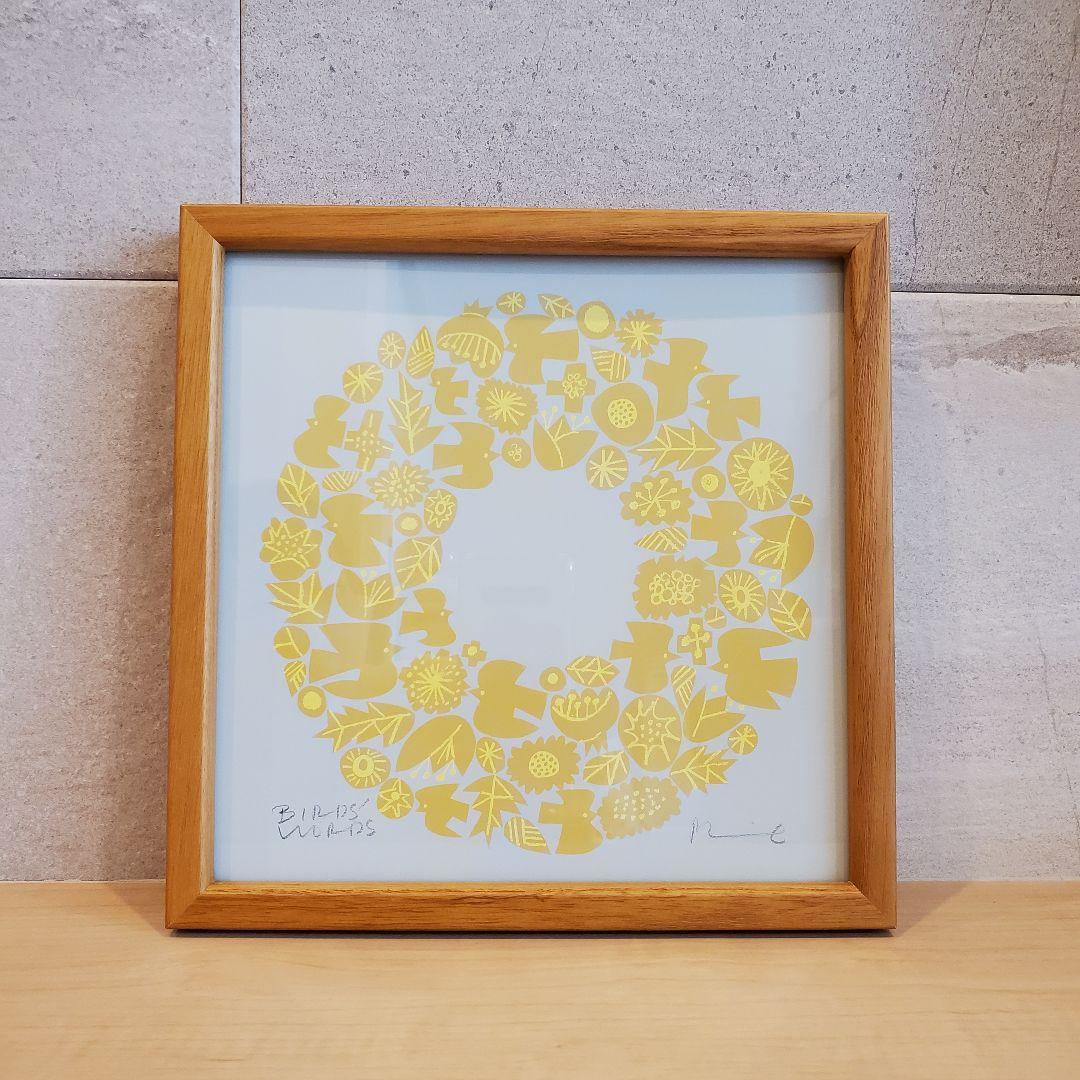 BIRDS’ WORDS バーズワーズ シルクスクリーン 額装