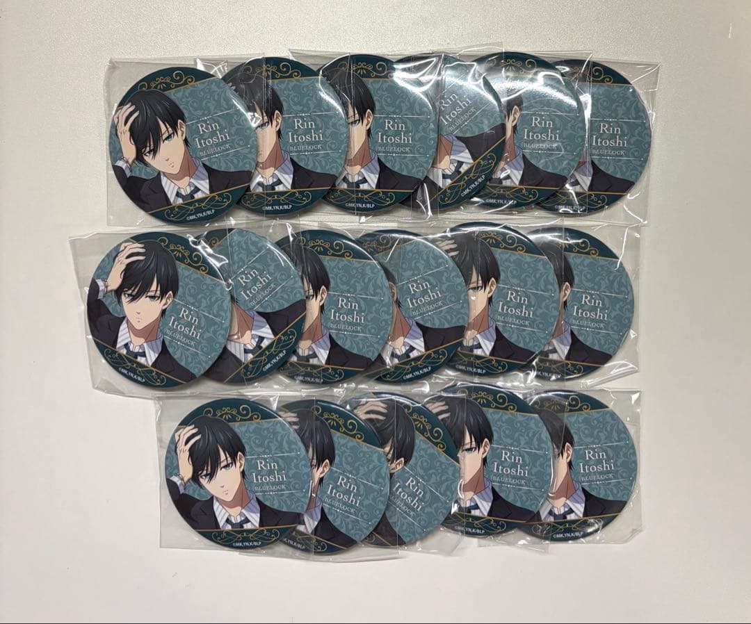 ブルーロック 玉座 缶バッジ 缶バ まとめ売り 糸師凛 ブルロ