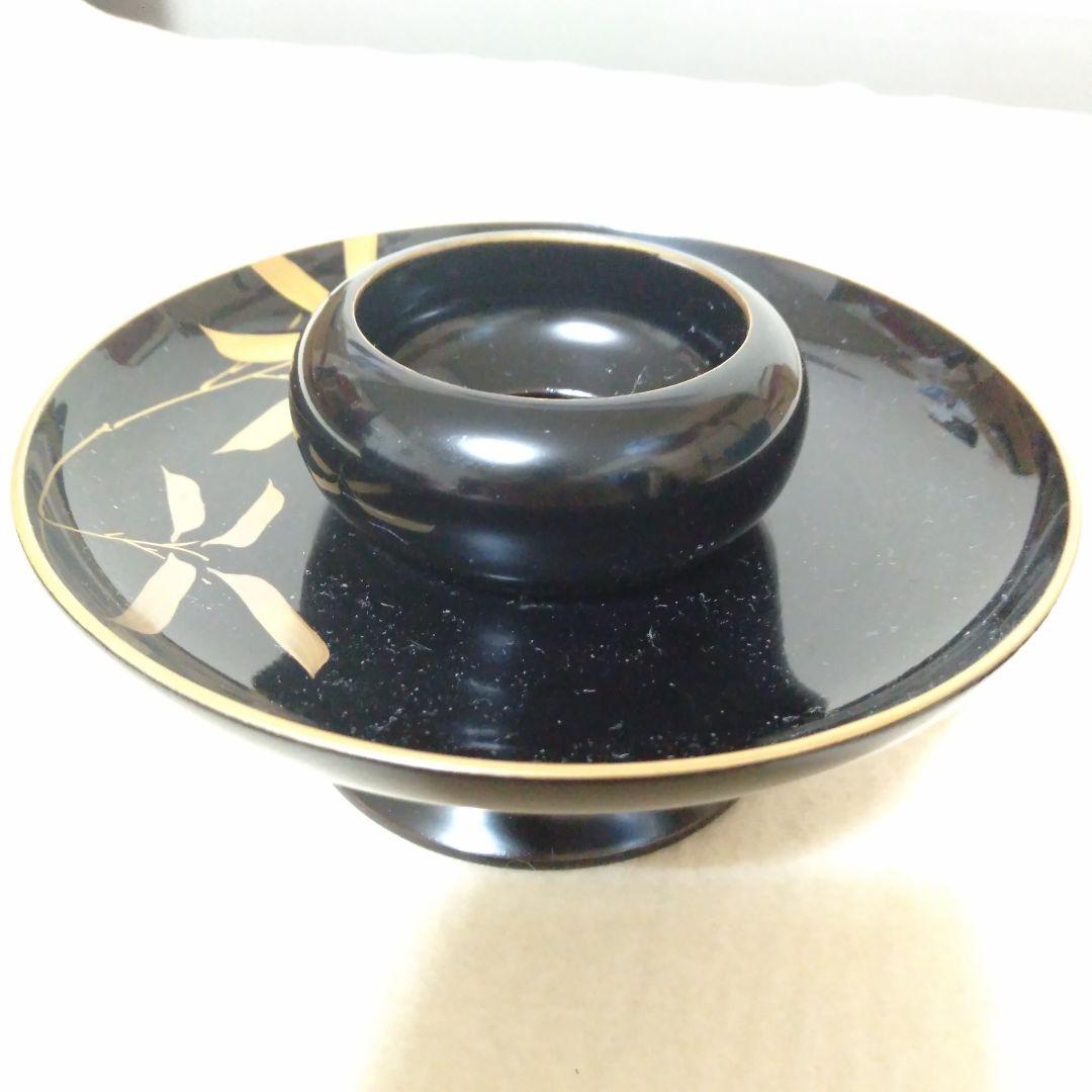 松竹梅蒔絵入　茶台十客揃