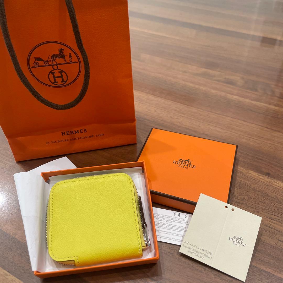 新品、未使用　HERMES エルメス アザップミニ シルクイン ケース