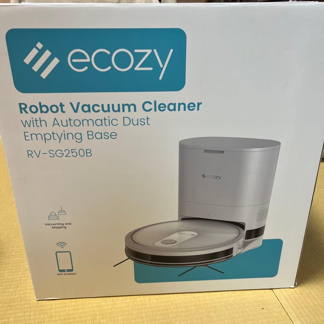 ecozy ロボット掃除機 本体 ホワイト　セット