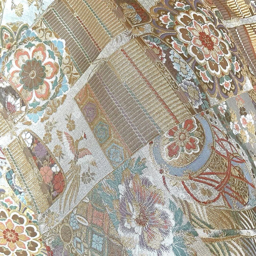 振袖フルセット　プラスサイズ　手描き友禅　辻ヶ花　成人式振袖　振袖　裄丈68