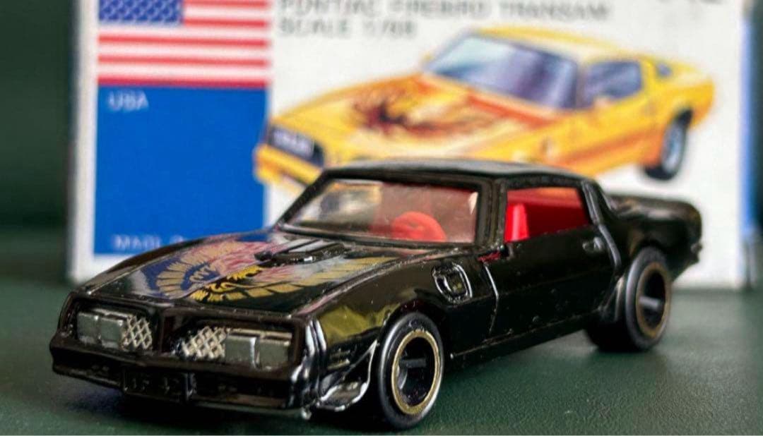 トミカ ポンティアック ファイアーバード トランザム 黒 輸出
