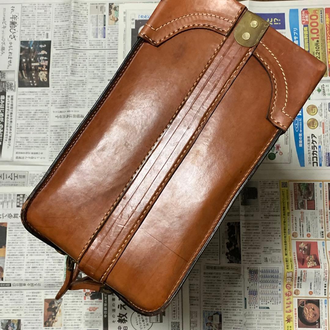 レザートランクケース　アンティーク　CHENEY チーニー