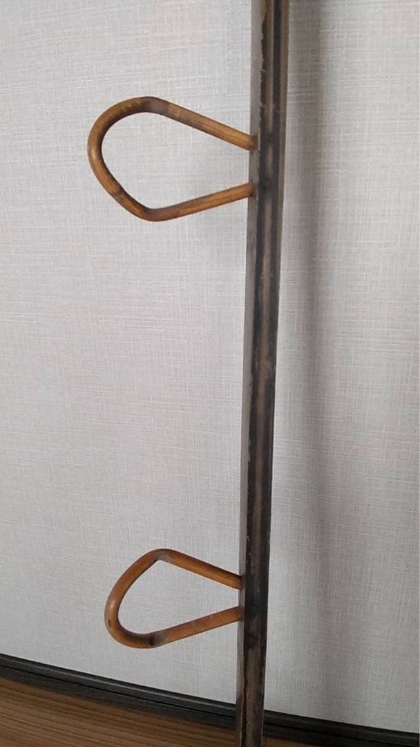 ハンガーラックハンガーバー、ポール、ハンガー、ヴィンテージ　衣装ラックレトロ