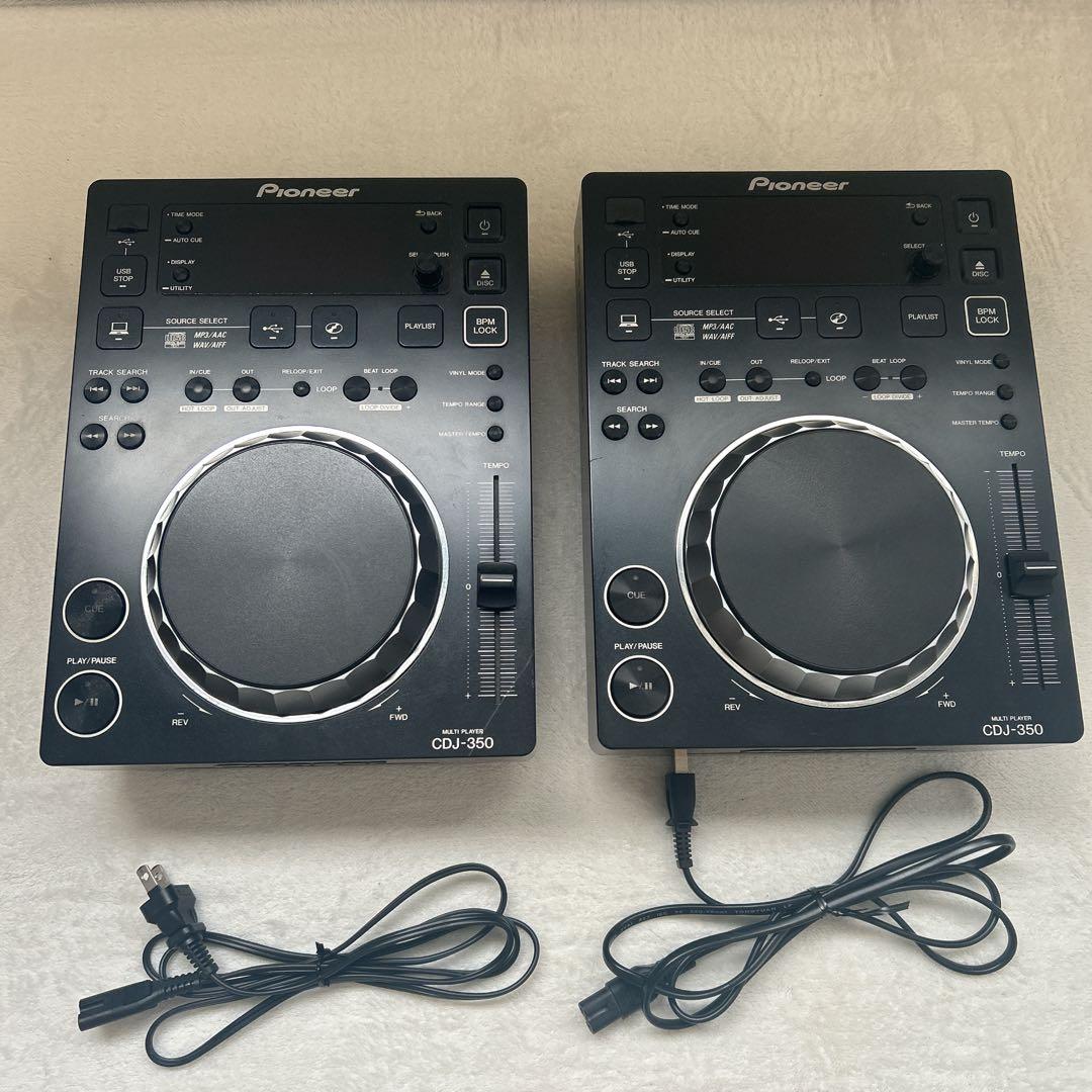 PIONEER パイオニア CDJ-350 2台セット DJマルチプレーヤー