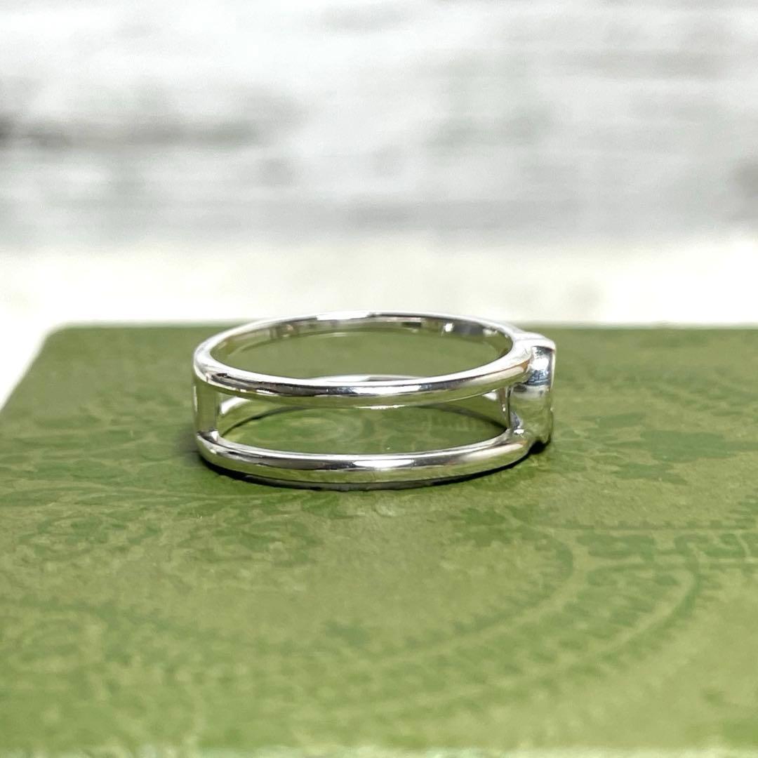 GUCCIグッチ インターロッキングGGリング　スリム　14号メンズ/レディース