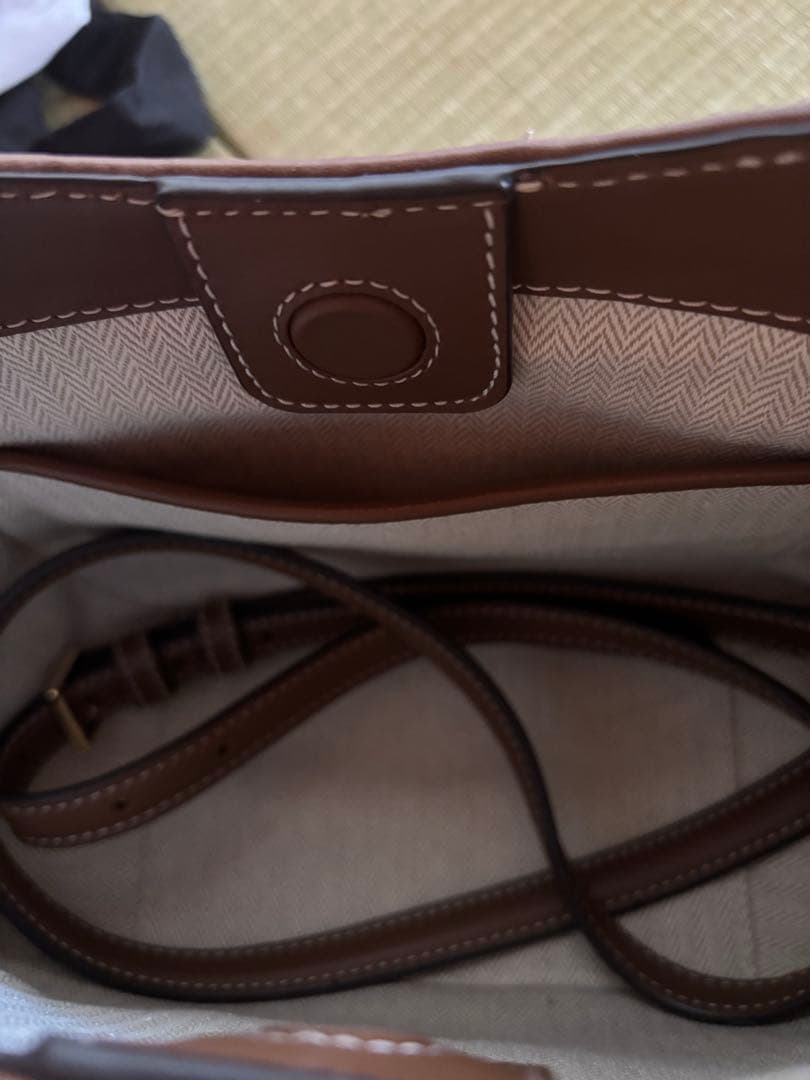 【超美品】 Tory Burch ブラウンショルダーバッグのみ　まめまめさん限定