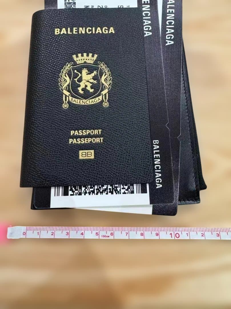 バレンシアガ パスポートケース 24FW チケット収納 正規品 箱 防塵袋付き