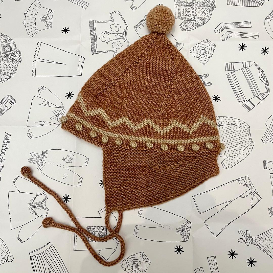 さ*︎様 Misha & Puff / zigzag pointy 2-4y 帽