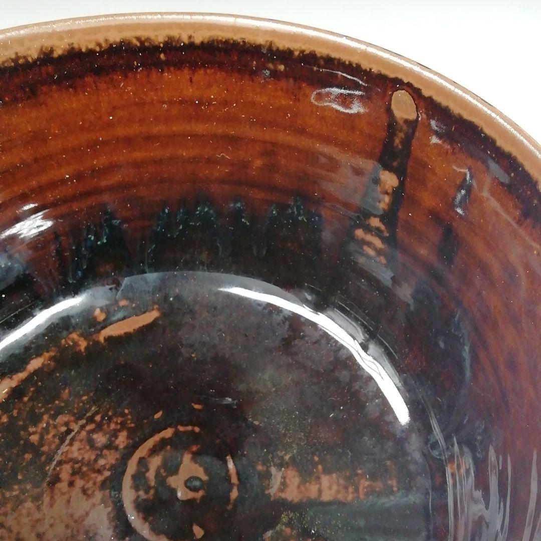 Ｔ８２３　建水　『高取焼』『鬼丸碧山 作』　共箱　茶道具